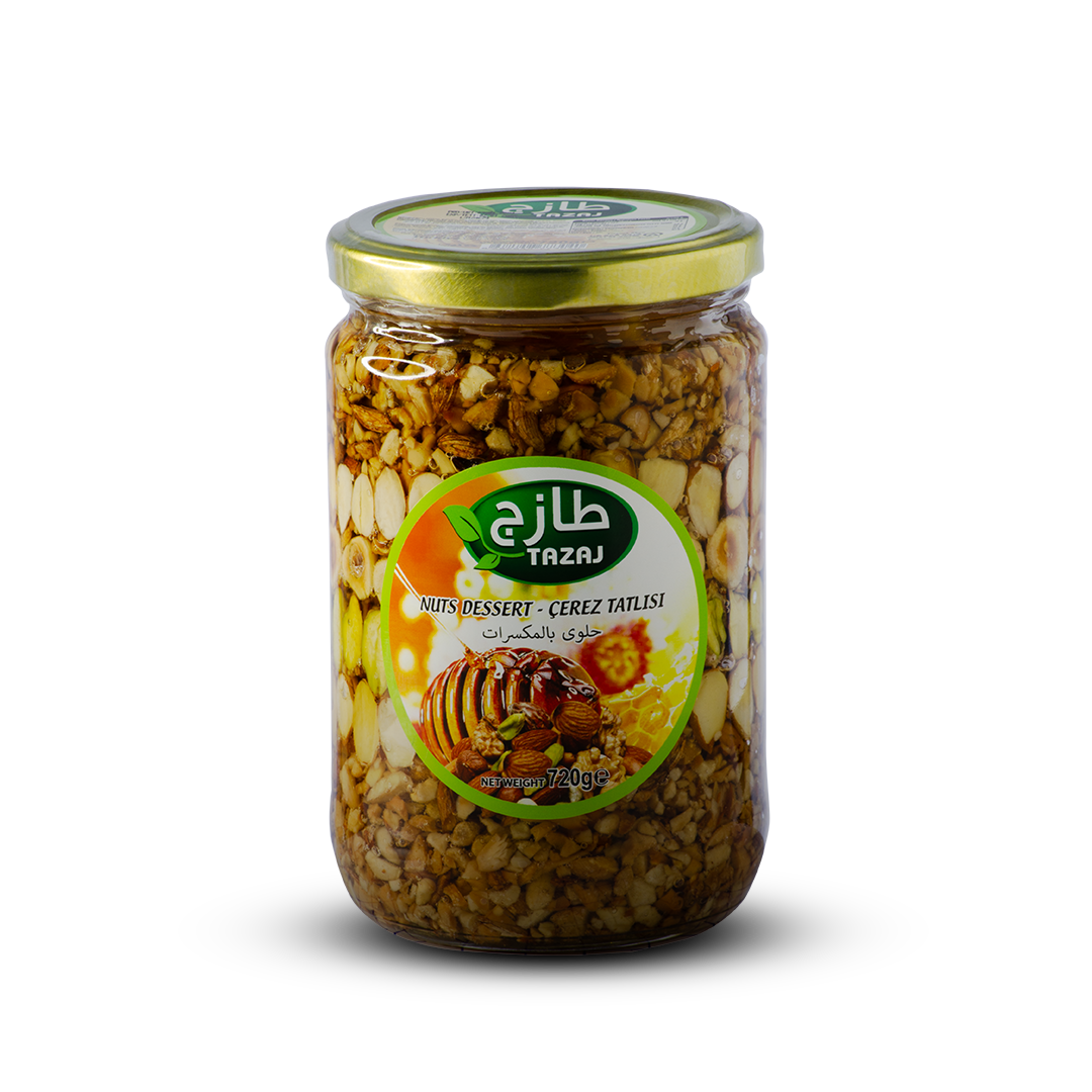 عسل بالمكسرات طازج